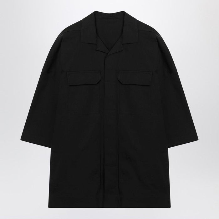 Rick Owens Black Shirt With Pockets