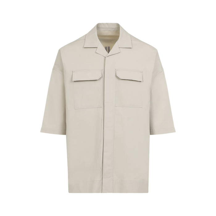 Rick Owens Beige Magnum Tommy Cotton Shirt