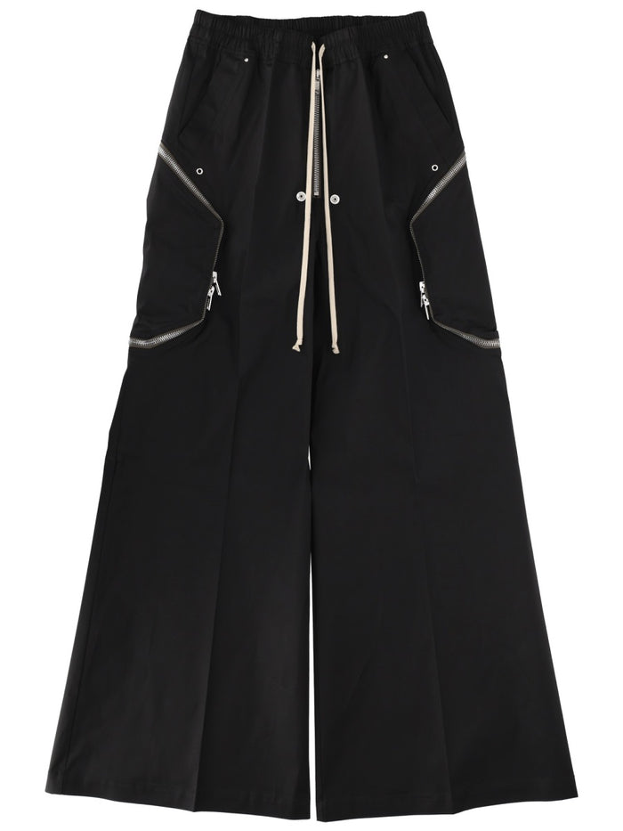 Rick Owens Black Heizer Belas Cotton Pants