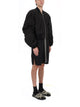 Rick Owens Black Cupro Shorts