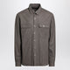 Rick Owens Mudcolored Cottonblend Shirt