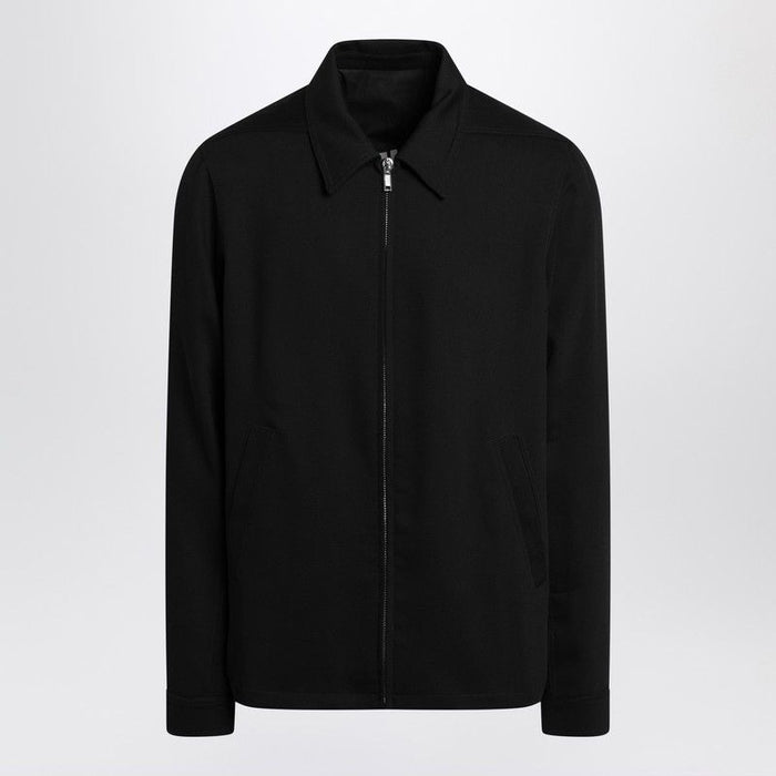 Rick Owens Zipup Wool Shirt Jacket