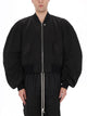 Rick Owens Black Leather Jacket