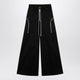 Rick Owens Black Cotton Trousers