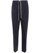 Rick Owens "Drawstring" Slim Long Trousers