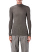 Rick Owens Rick Owens Ribbed Lupetto Wool Turtleneck Sweater