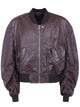 Rick Owens "Secchia Flight" Padded Leather Jacket