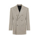 Celine Beige Colonne Wool Jacket