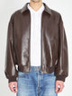 Celine Dark Brown Teddy Calf Leather Jacket