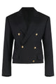 Celine Blazer Columns In Wool Gabardine