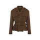 Celine Light Brown Peplum Jacket