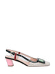 Roger Vivier Belle Vivier Multicolour Patent Leather Slingback
