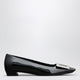 Roger Vivier Belle Vivier Black Patent Leather Ballet Flats