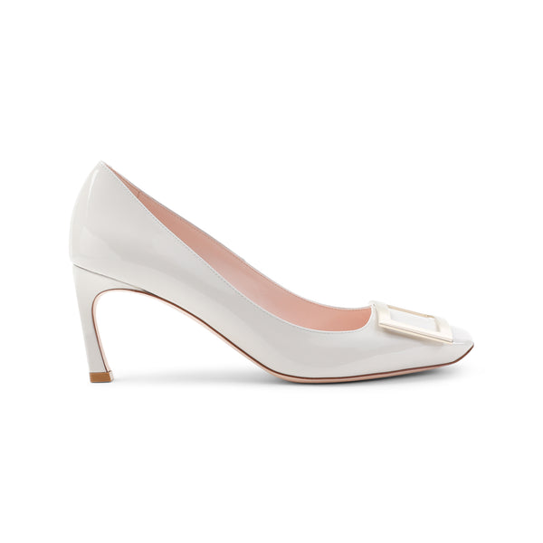 Roger Vivier Ghiaccio Medio Belle Trompette Calf Leather Pumps