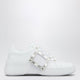 Roger Vivier Viv' Skate Sneakers In White Leather