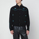 Needles Black Shirt With Lightblue Embroidery