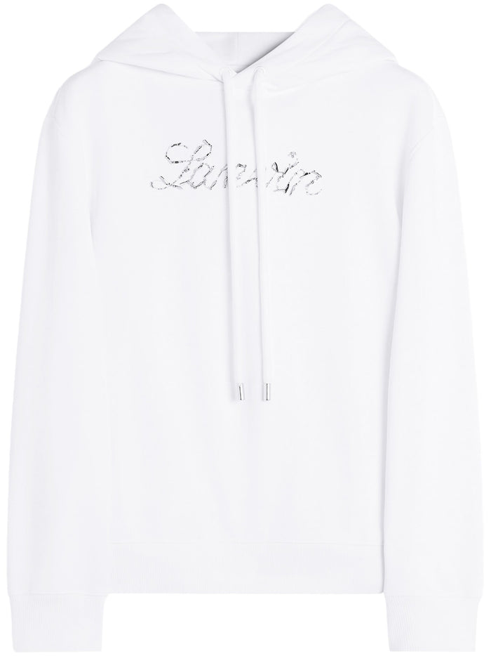 Lanvin Hoodie Logo Manuscrit Brodu00c9