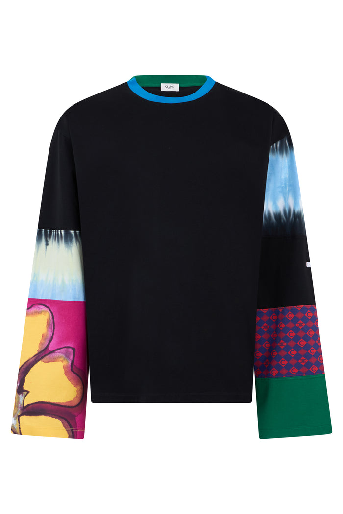 Celine Long Sleeve Cotton T-Shirt