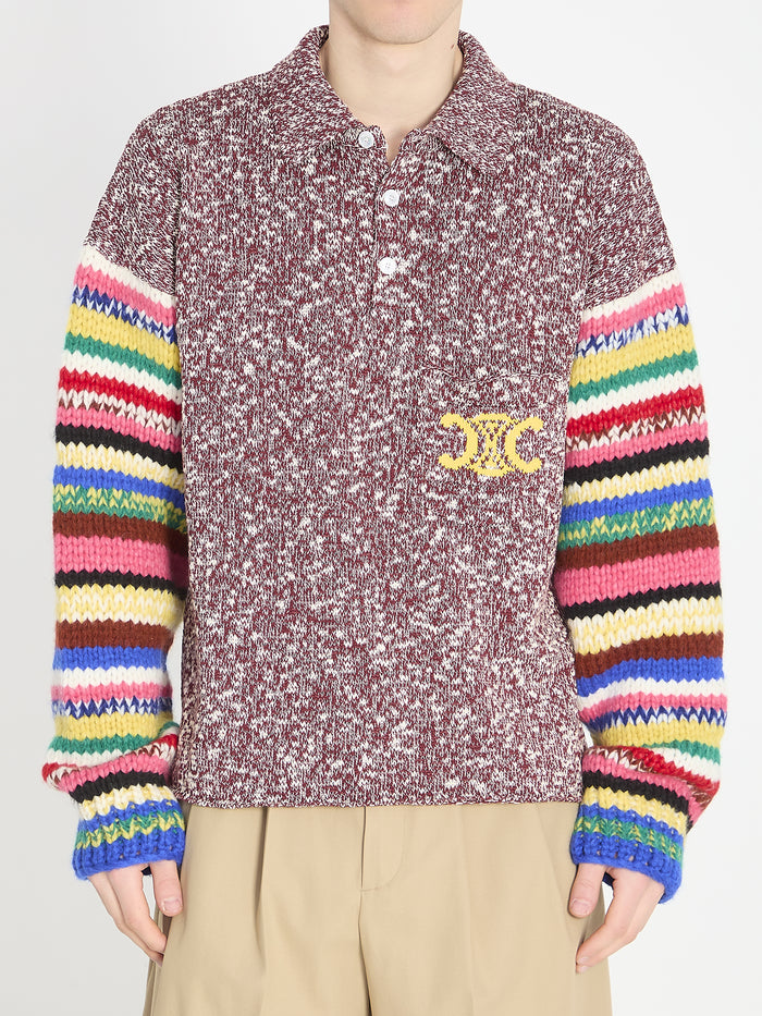 Celine Multicolor Cotton Polo
