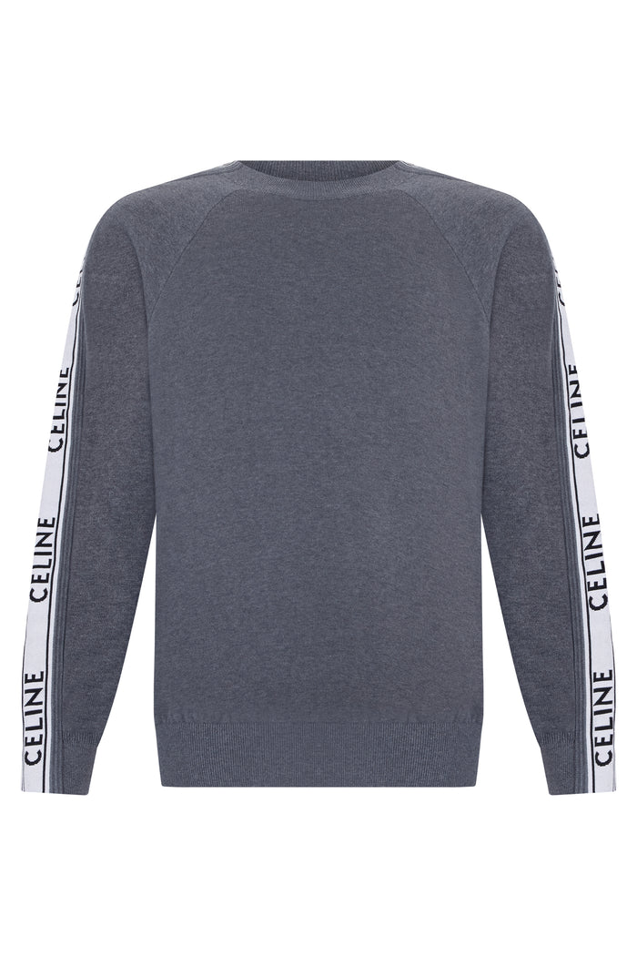 Celine Crewneck Sweater With Logo