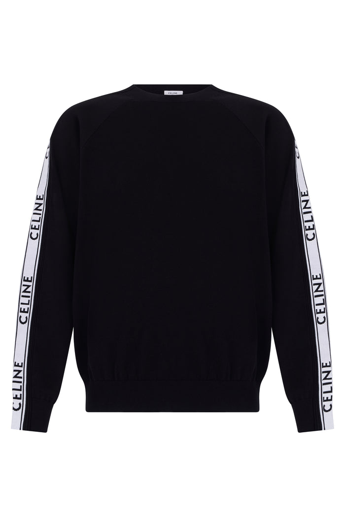 Celine Cotton Sweatshirt With Logo