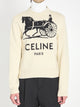 Celine White Cashmere Pullover