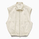 1989 Studio Light Cream Gabardine Zip Up Vest