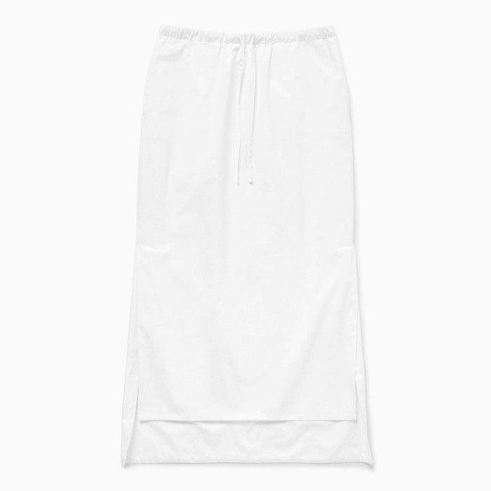 1989 Studio  Long Asymmetric Skirt White