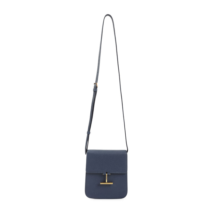 Tom Ford Denim Blue Calf Leather Mini Bag