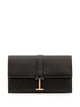 Tom Ford Grain Leather Wallet On Strap