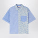 Bonpoint Elyas Patchwork Light Blue Shirt
