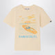 Bonpoint Thibald Écru T-Shirt With Bain De Soleil Print
