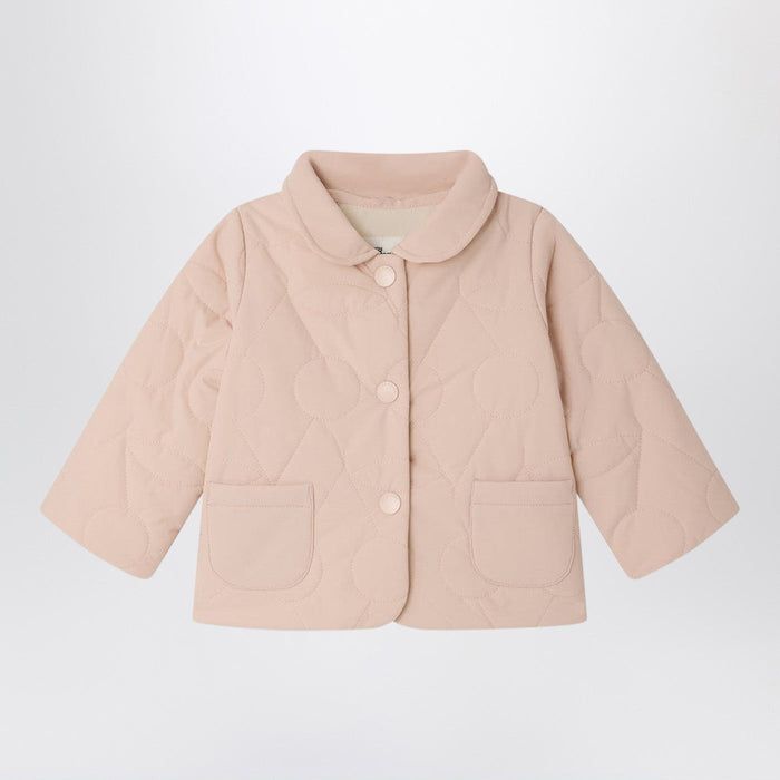 Bonpoint Luno Light Pink Quilted Jacket