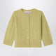 Bonpoint Leander Light Green Cashmere Cardigan