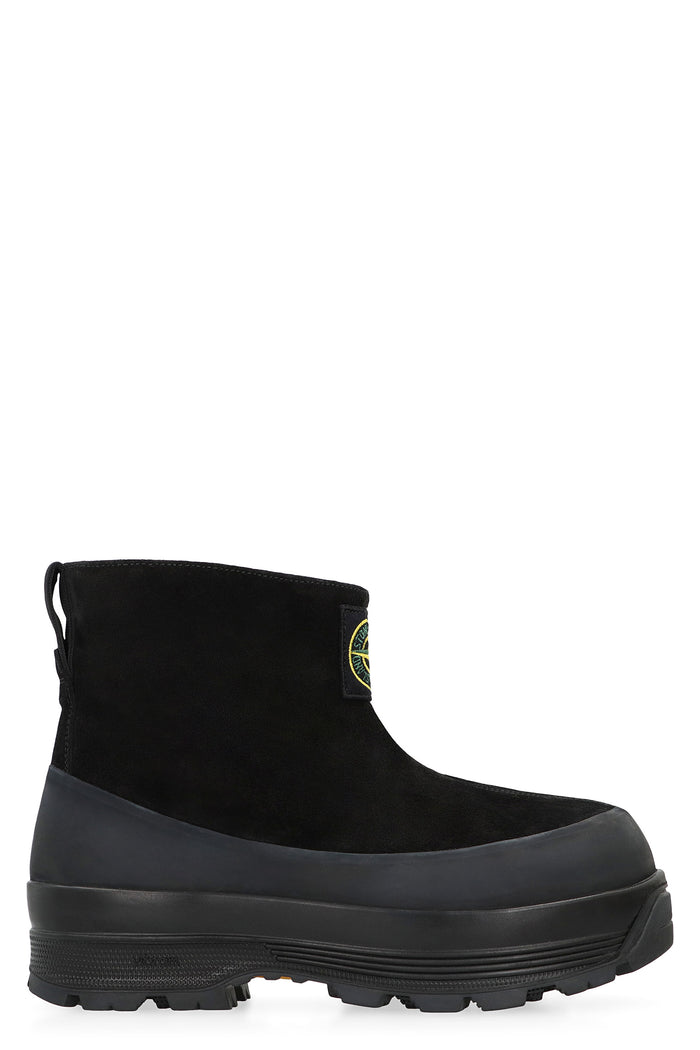 Stone Island Suede Ankle Boots