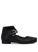 Alohas Black Cuerolite Ballerinas