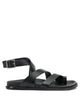 Alohas Black Leather Sandals