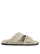 Alohas Beige Suede Sandals