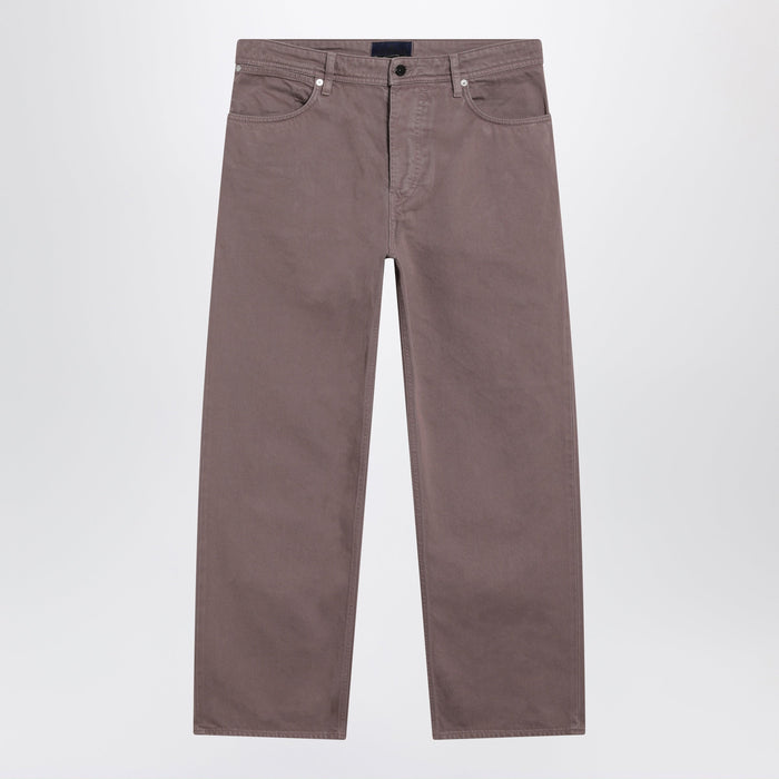 Stone Island Purple/Grey Cotton Trousers