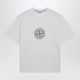 Stone Island All Around Compass Tshirt In White Jersey