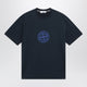 Stone Island All Around Compass Jersey Tshirt In Navy Blue