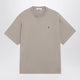 Stone Island Desertcolored Tshirt With Compass Logo Patch