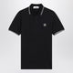 Stone Island Blue Polo Shirt With Compass Patch