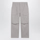 Stone Island Dust Grey Cotton Cargo Trousers