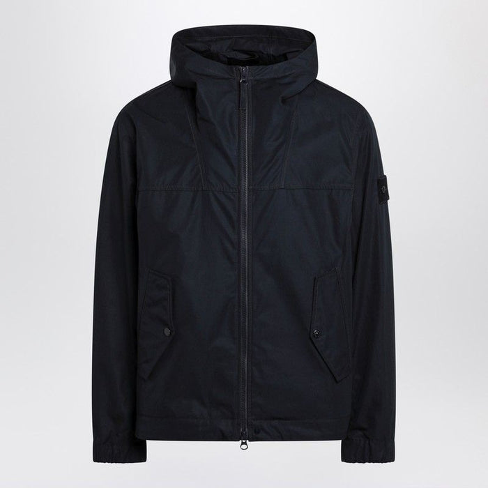 Stone Island Navy Blue Cotton Zipup Jacket