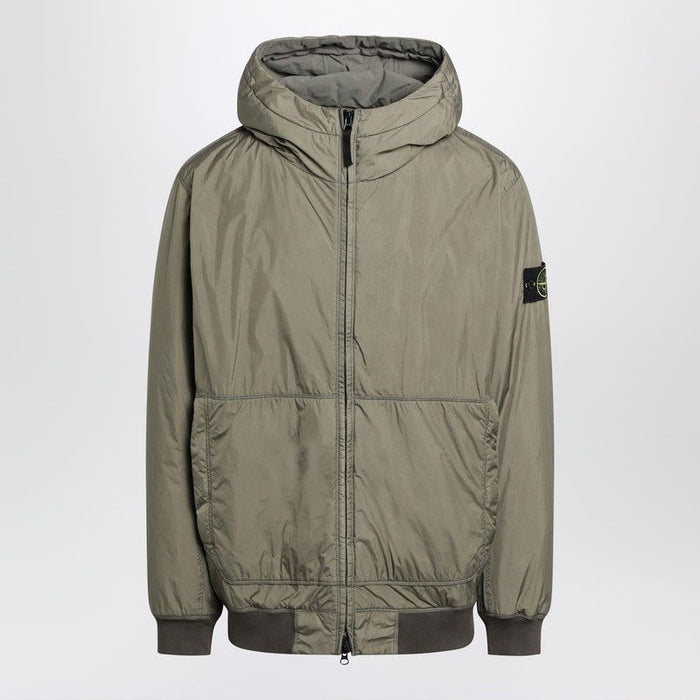 Stone Island Military Green Lightweight Nylon Jacket