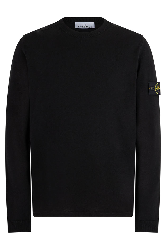 Stone Island Crew Neck Sweater In Cotton