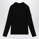 Stone Island Black Wool Polo Sweater