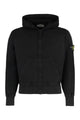 Stone Island Hooded Sweatshirt With Zipper In Cotton