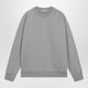 Stone Island Ghost Grey Cotton Crew Neck Sweatshirt